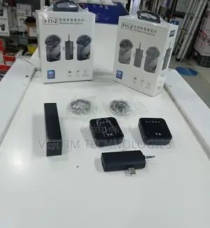 F11-2 Wireless Lapel Microphone 3-in-1 for Conferences Video