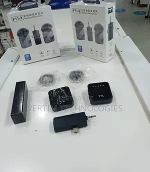 F11-2 Wireless Lavalier Mic 2 Tx 3-in-1 Receiver 50m Range