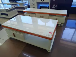 High -Gloss Marble Top Coffee Table