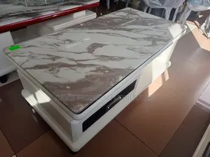 Modern Marble -Effect Top Coffee Table