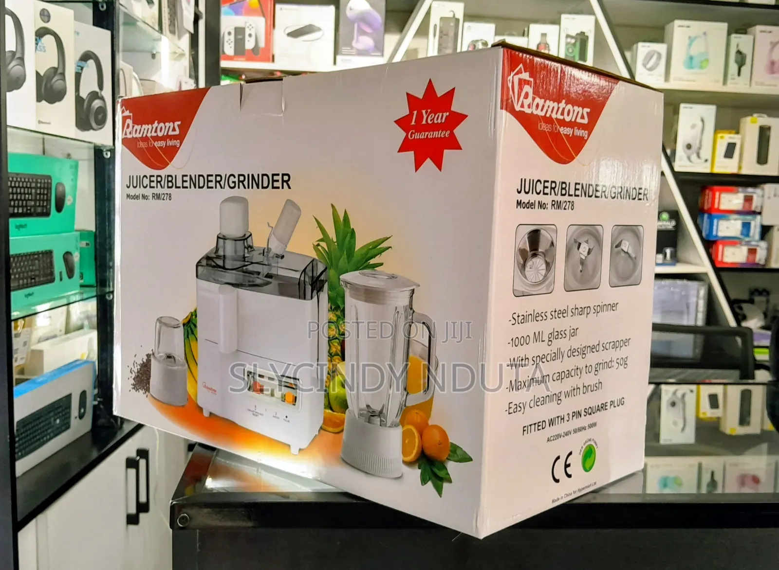 Ramtons Juicer/Blender/Grinder Rm/278