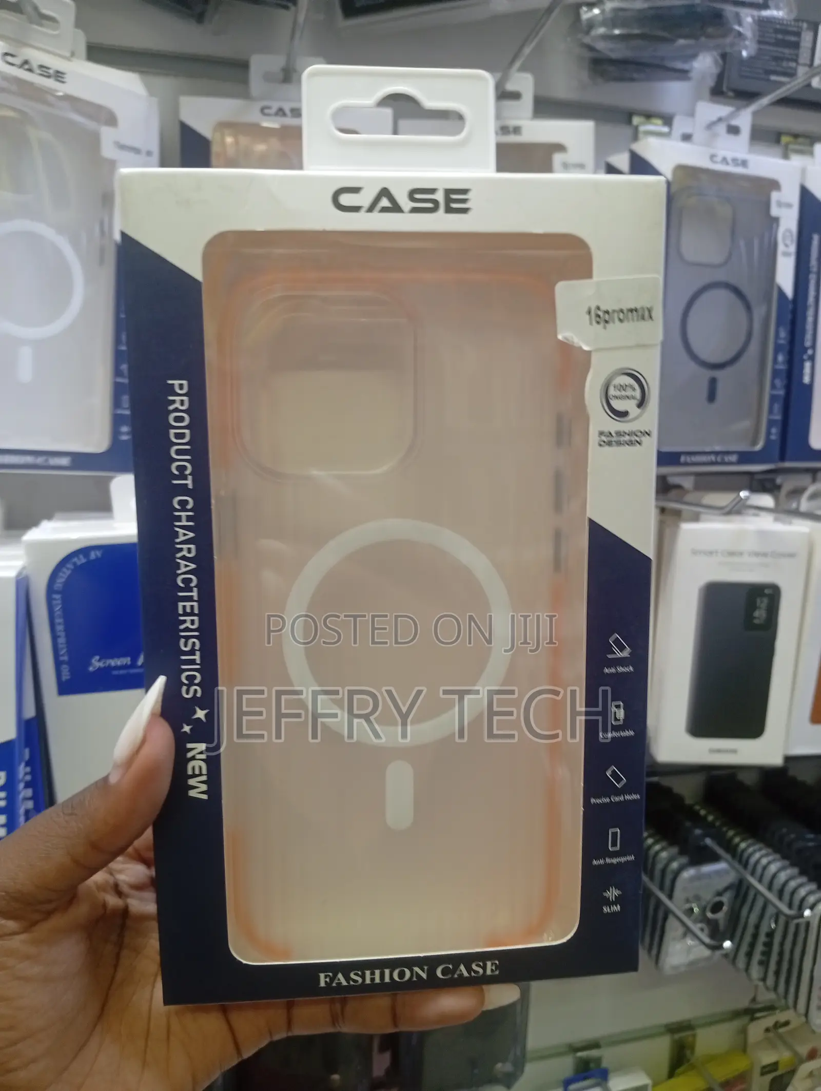 iPhone 16 Pro Max Transparent, Slim-Fit Case