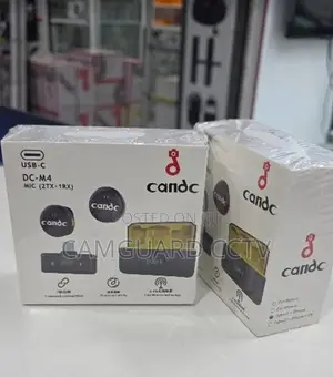 Candc Wireless Lapel Microphone iPhone Usb-C Phones With Charging Case