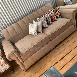 Brown 3 Seater Sofa - Free Delivery