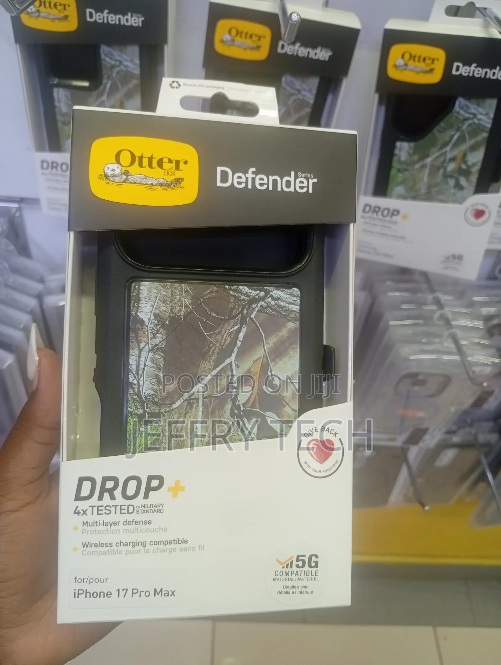 iPhone 17 Pro Max With a Camouflage Pattern Case