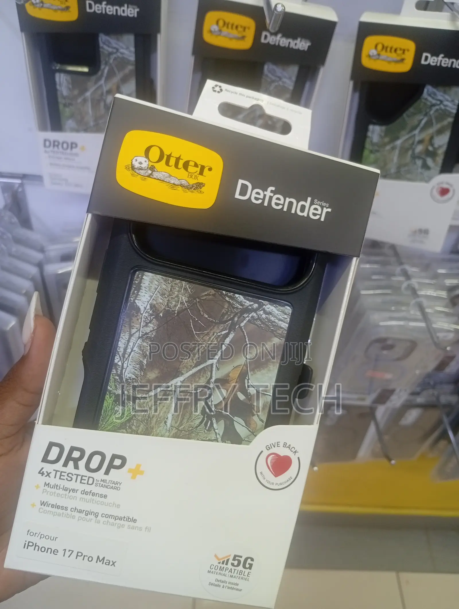 iPhone 17 Pro Max With a Camouflage Pattern Case