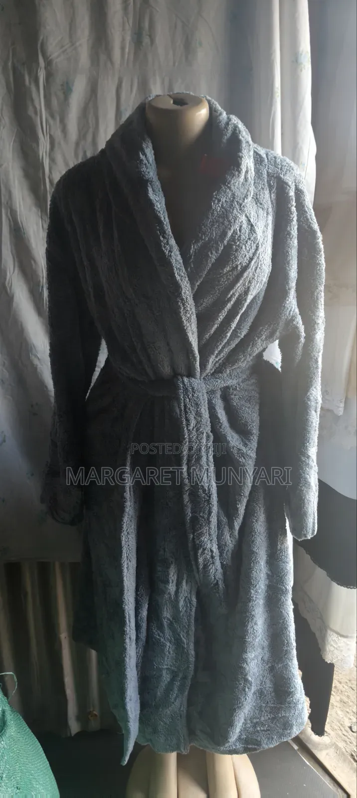 Coloured and Plain Housecoat