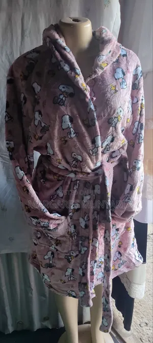 Coloured and Plain Housecoat