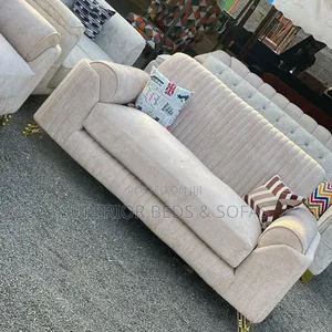 Quality Beige 2 Seater Sofa