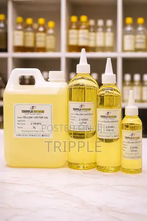 Yellow Castor Oil-100% Cold Pressed Natural