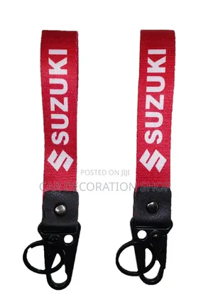 2pc Suzuki Embroidered Key Chain Tags