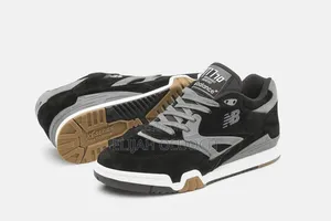 New Balance Numeric 770 Shoes in Black and Grey.