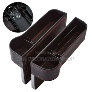 1pc Seat Gap Filler With Integrated Cup Holder and Phone