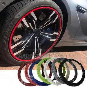 Hard Plastic Rim Protector Shield Alloy Wheel Fro Scratch With Stylish