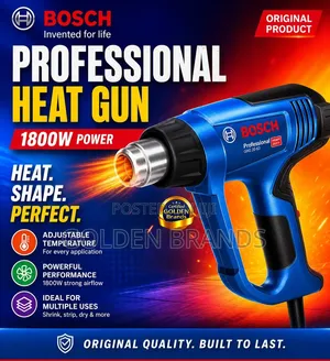 Bosch 1800w Heat Gun–Powerful, Fast Professional Use