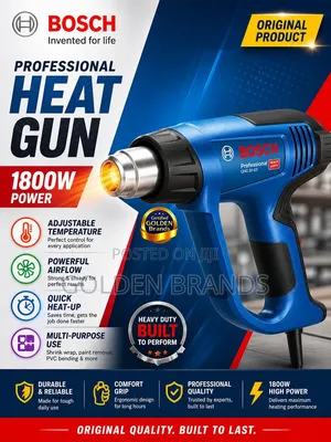 Multi Purpose Packaging Bosch GHG 16-50 Electric Hot Air Gun