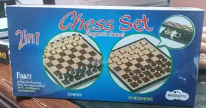 2 in 1 Magnetic Chess Set Board Games*Chess and Checkers