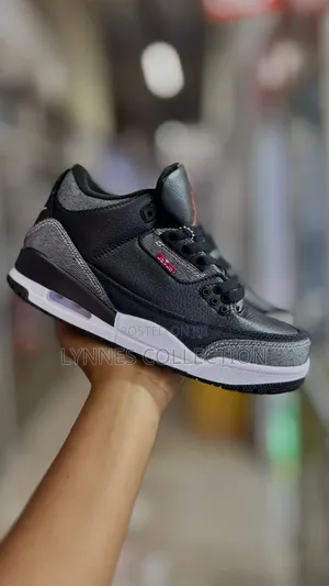 Jordan 3 Levis 'Year of the Horse' Black