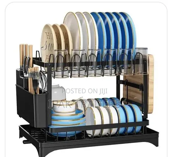 Small Over the Dishrack With Cup Holder