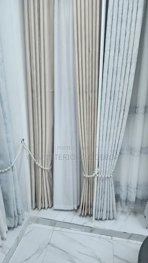 Heavy and Quality Curtains in Variety Colours With Tiebacks