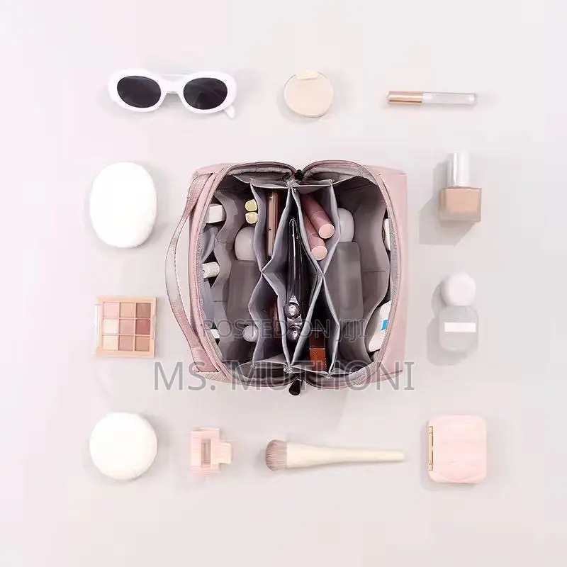 Stylish, Compact, and Functional Travel Toiletry Makeup Storage Bag,