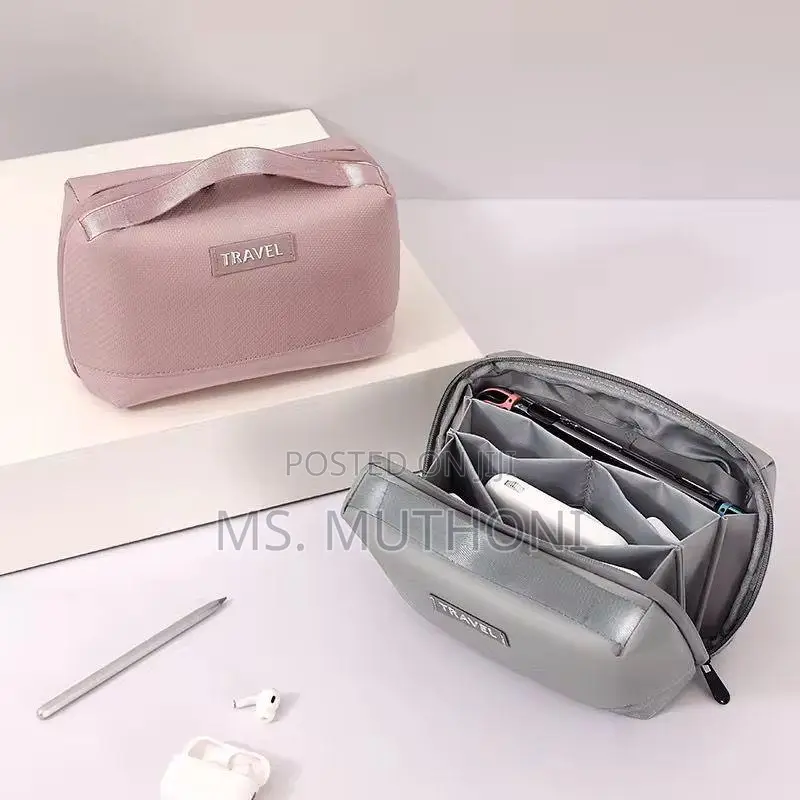 Stylish, Compact, and Functional Travel Toiletry Makeup Storage Bag,