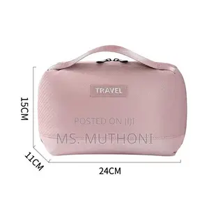 Stylish, Compact, and Functional Travel Toiletry Makeup Storage Bag,
