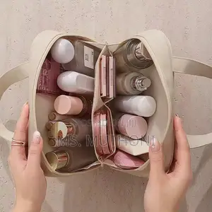 Large Capacity Pu Cosmetics Bag