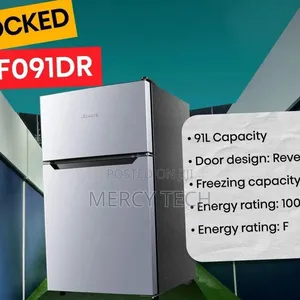 Hisense 91l Double Door Fridge – Model Ref091dr