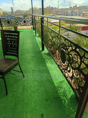 Beauty Without Effort Green Artificial Grass Carpet