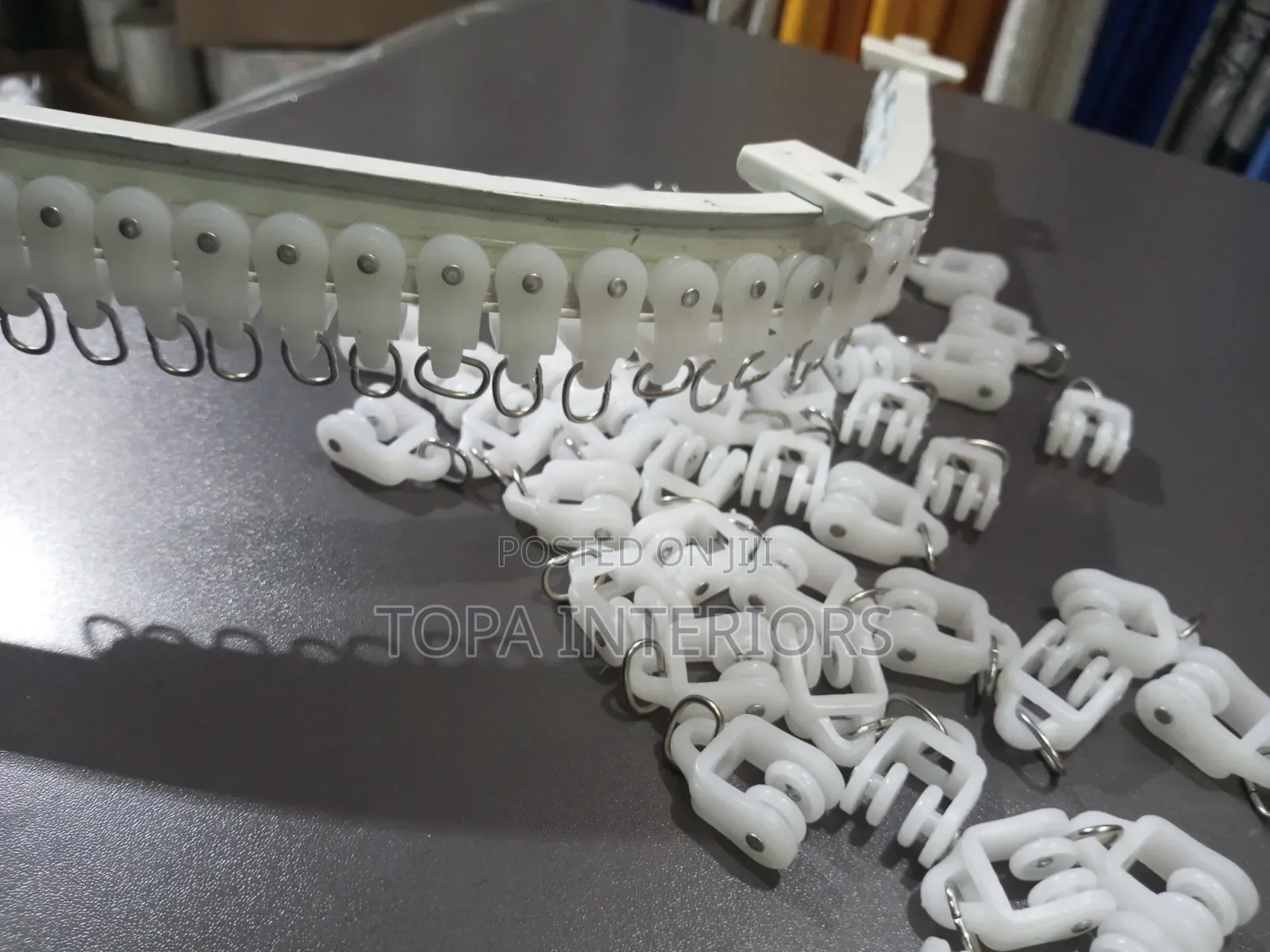 Curved Track Bendable Curtain Rail With Accessories