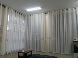 White Sheers for Living Room Window Treatment Transparent Curtains