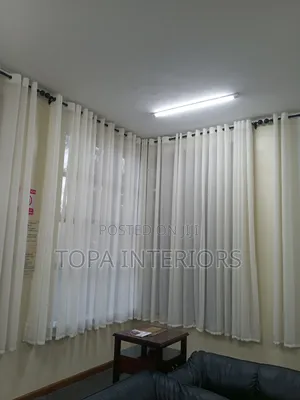 Washable White Transparent Curtains for Living Room Sheers