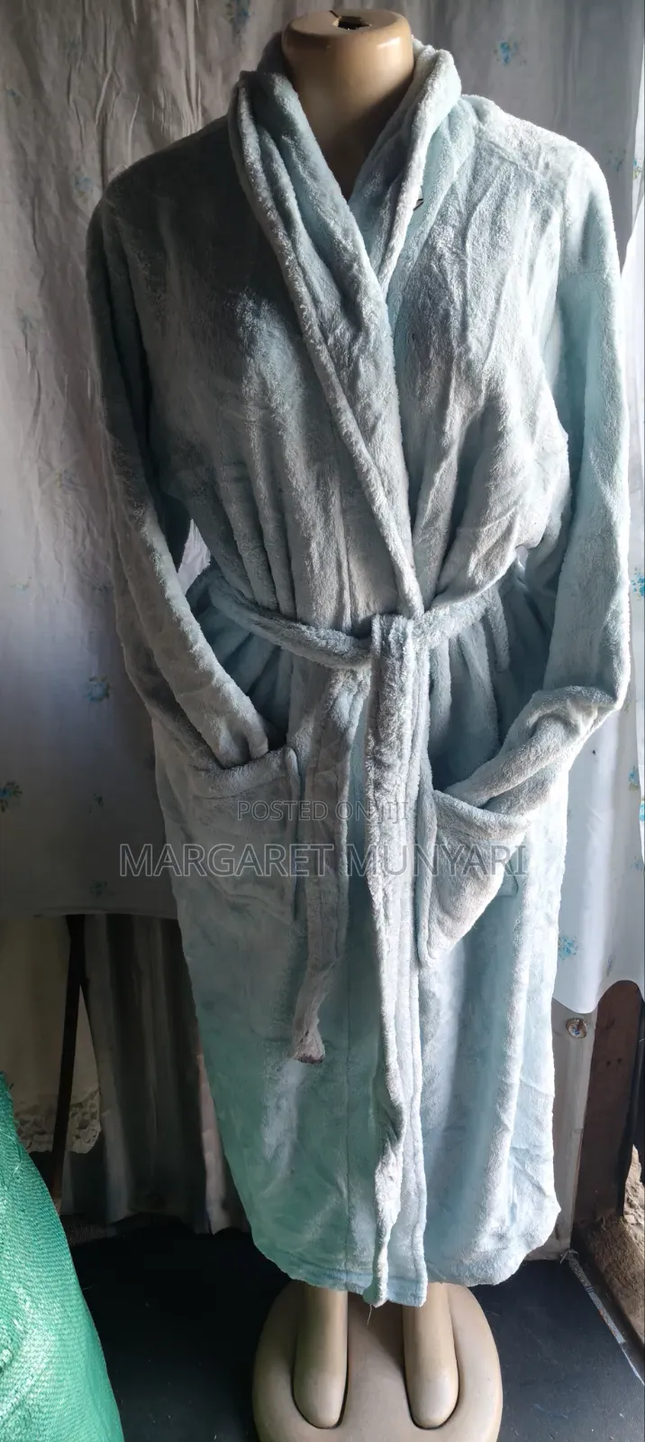 Light Blue Bathing Robe