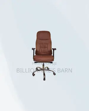 Executive Leather Chair High Back Padded Armrest Seating Solution