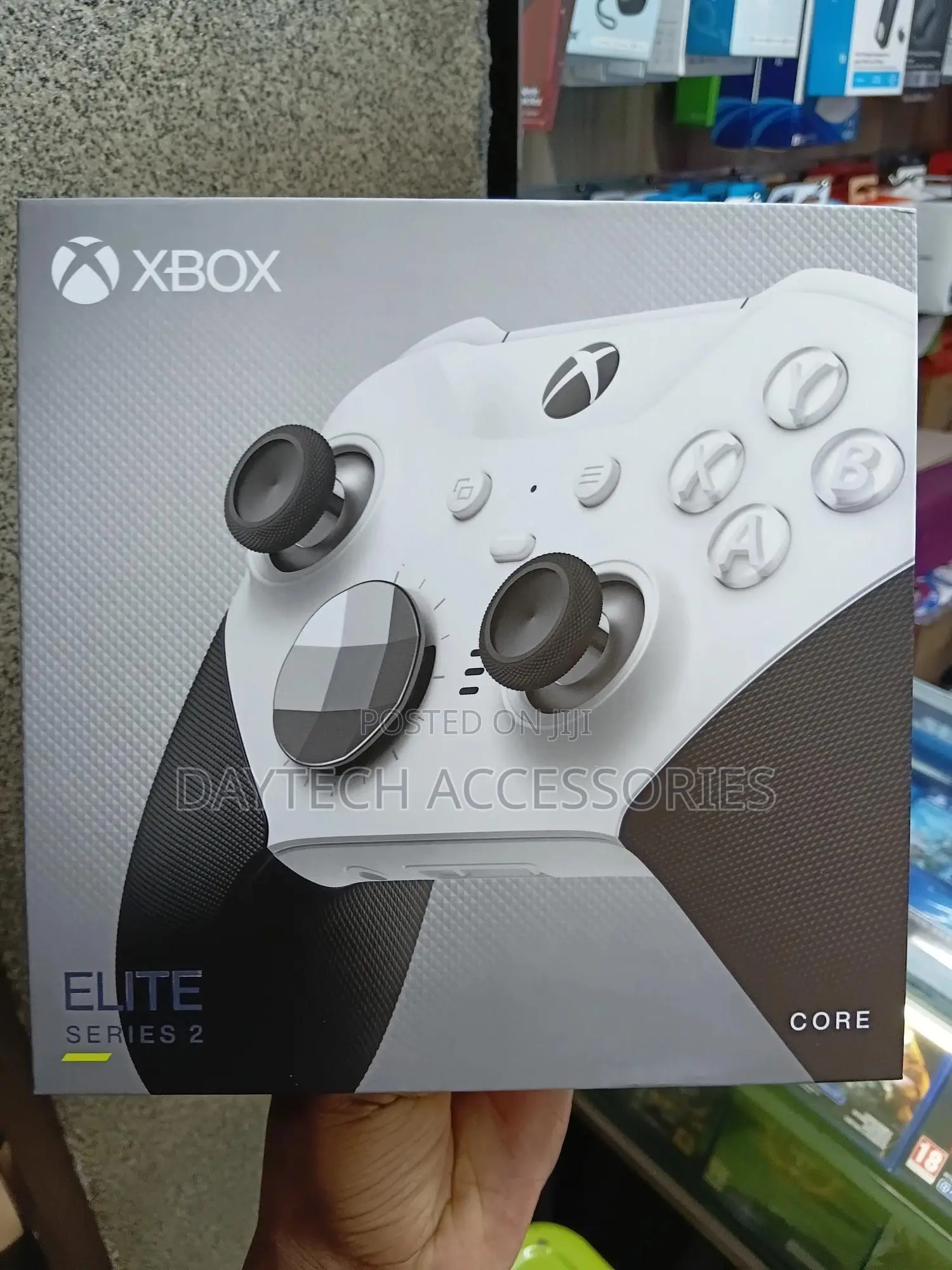 Microsoft Xbox Elite Wireless Controller Series 2 Core in White.