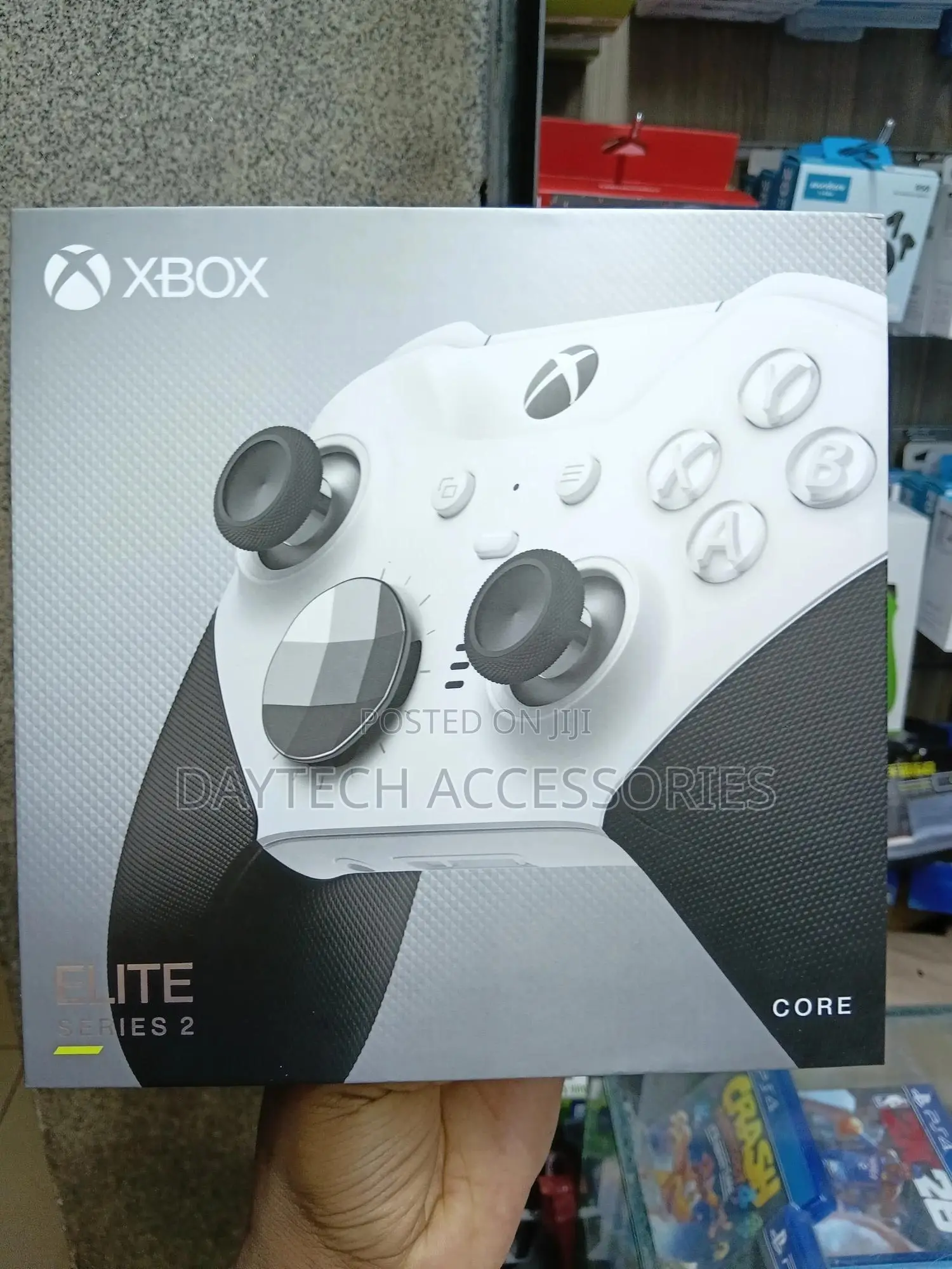 Microsoft Xbox Elite Wireless Controller Series 2 Core in White.