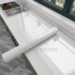 White Self Adhesive Contact Papers for Kitchen Tops