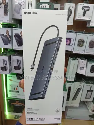 Green Lion 12 in 1 Hdmi Ethernet Usb-C Hub