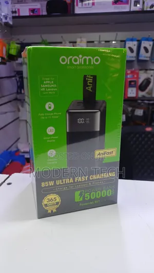 Oraimo Powerjet 501 50000mah 85w Fast Charging Power Banks