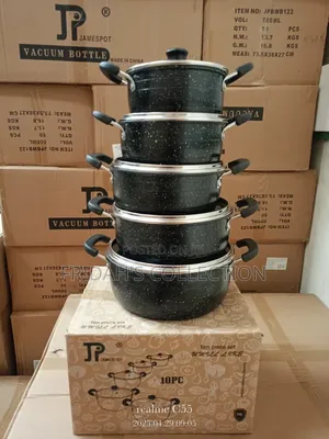 10pc Granite Non-Stick Cookware Set