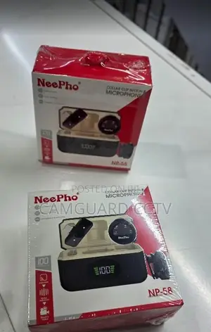 Neepho Professional Wireless Lavalier Microphone Set Np-58 (2 Mics)