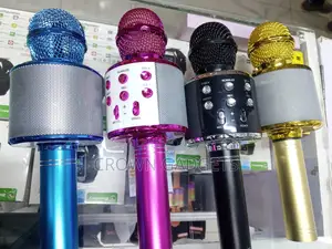 Ws-858l Portable Karaoke Mic Bluetooth RGB Disco Lights