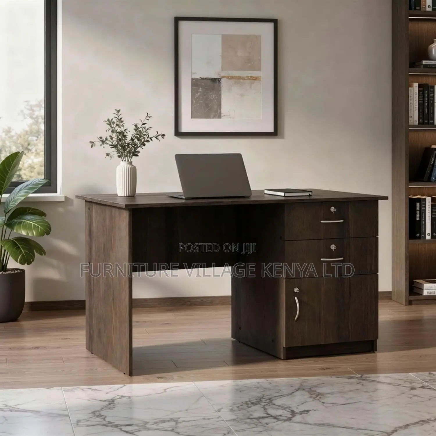 Generic Brown Home Office Computer Desk-120cm