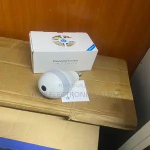 360° Panoramic Wifi Bulb Camera – Full Coverage Security Device