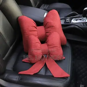 A Pair /2pcs Chic Car Headrests Bowknot Neck Pillows