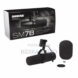Shure Sm7b Professional Cardioid Dynamic Studio Vocal Microphone Sm-7b