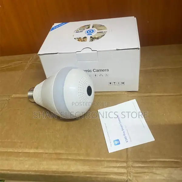 Wifi 360° Bulb Camera – Motion Detection Smart Security Device