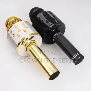 Ws-858l Bluetooth Karaoke Microphone Usb Tf RGB Light