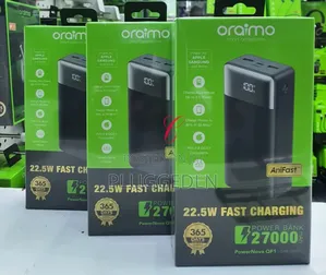 Oraimo Powernova 27000mah 22.5w* Power Bank.